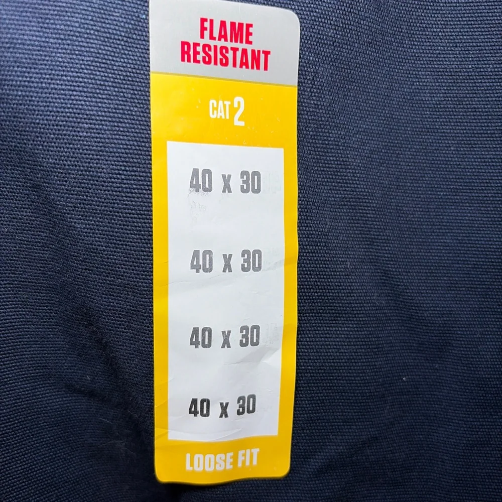 Carhartt FLAME-RESISTANT Loose Fit Canvas 5-Pocket Utility work PANT 40 NWT